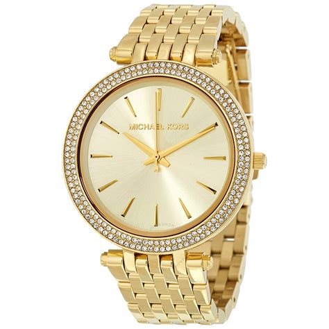 gold women's michael kors watch|michael kors gold diamond watch.